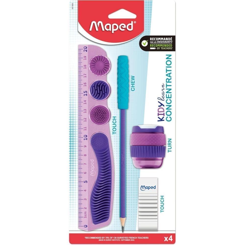ESTUCHE MAPED ESPECIAL CONCENTRACION KIDY LEAR TDAH PURPLE