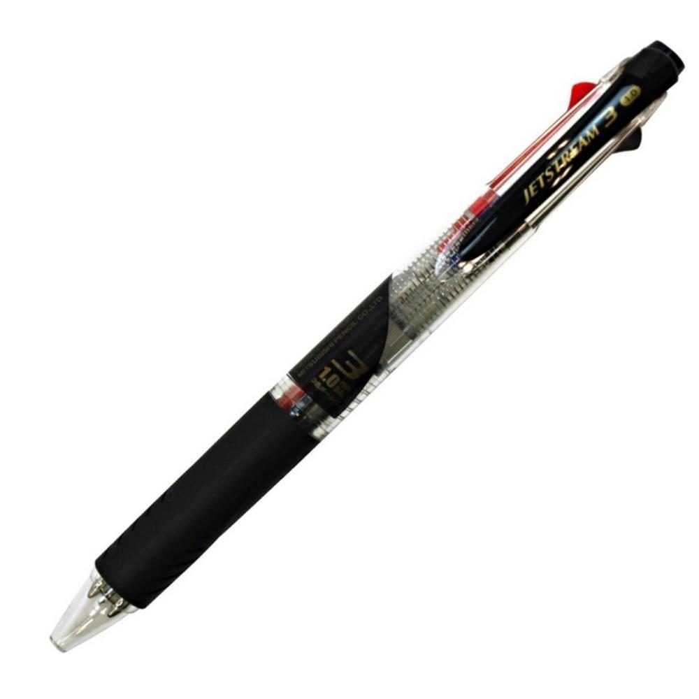 BOLIGRAFO JETSTREAM NEGRO TRIPLE 3 COLORES UNI