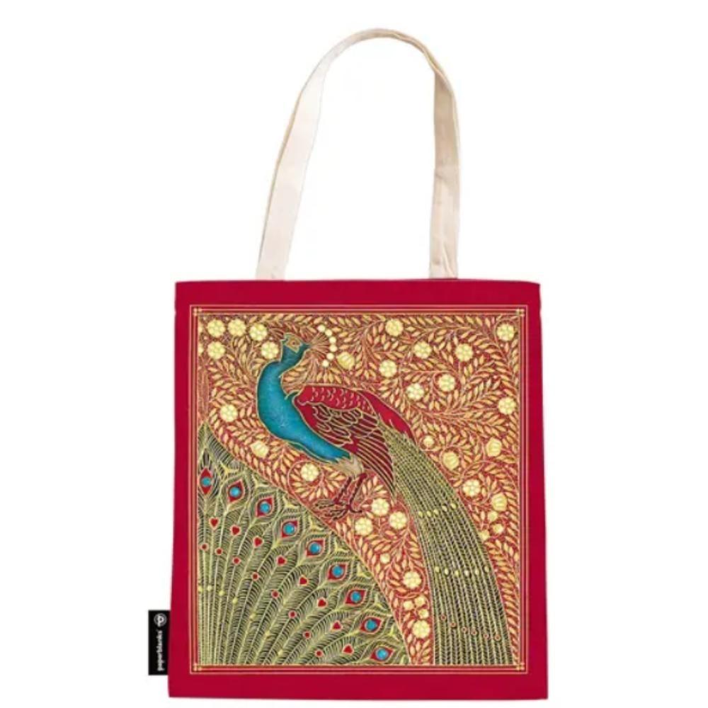 BOLSA DE TELA PAPERBLANKS SANGORSKI & SUTCLIFFE / HAFIZ S PEACOCKS /