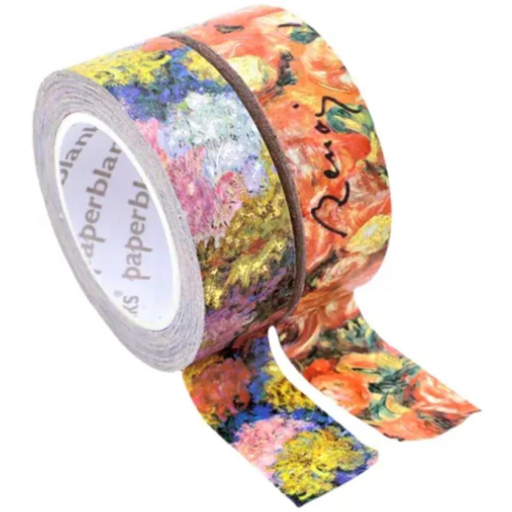 PAPERBLANKS WASHI TAPE MIXED PACK MONET S CHRYSANTHEMUMS RENOIR, LETTER TO MORISOT (1892) WASHI TAPE