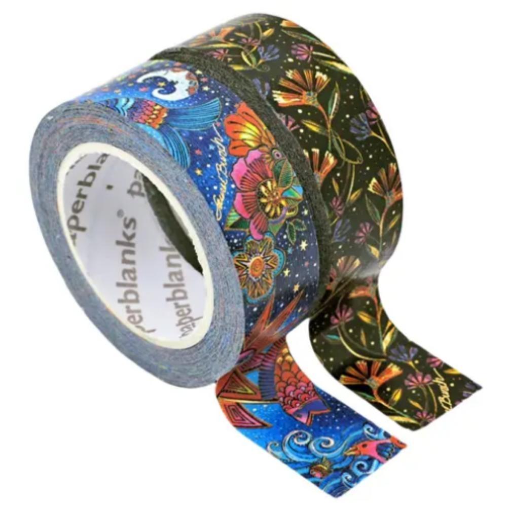PAPERBLANKS WASHI TAPE MIXED PACK CELESTIAL MAGIC/WILD FLOWERS WASHI TAPE