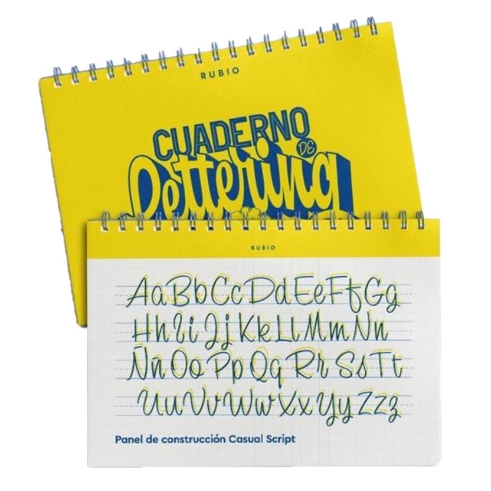 Eres amante del lettering? RUBIO lanza su nuevo cuaderno para