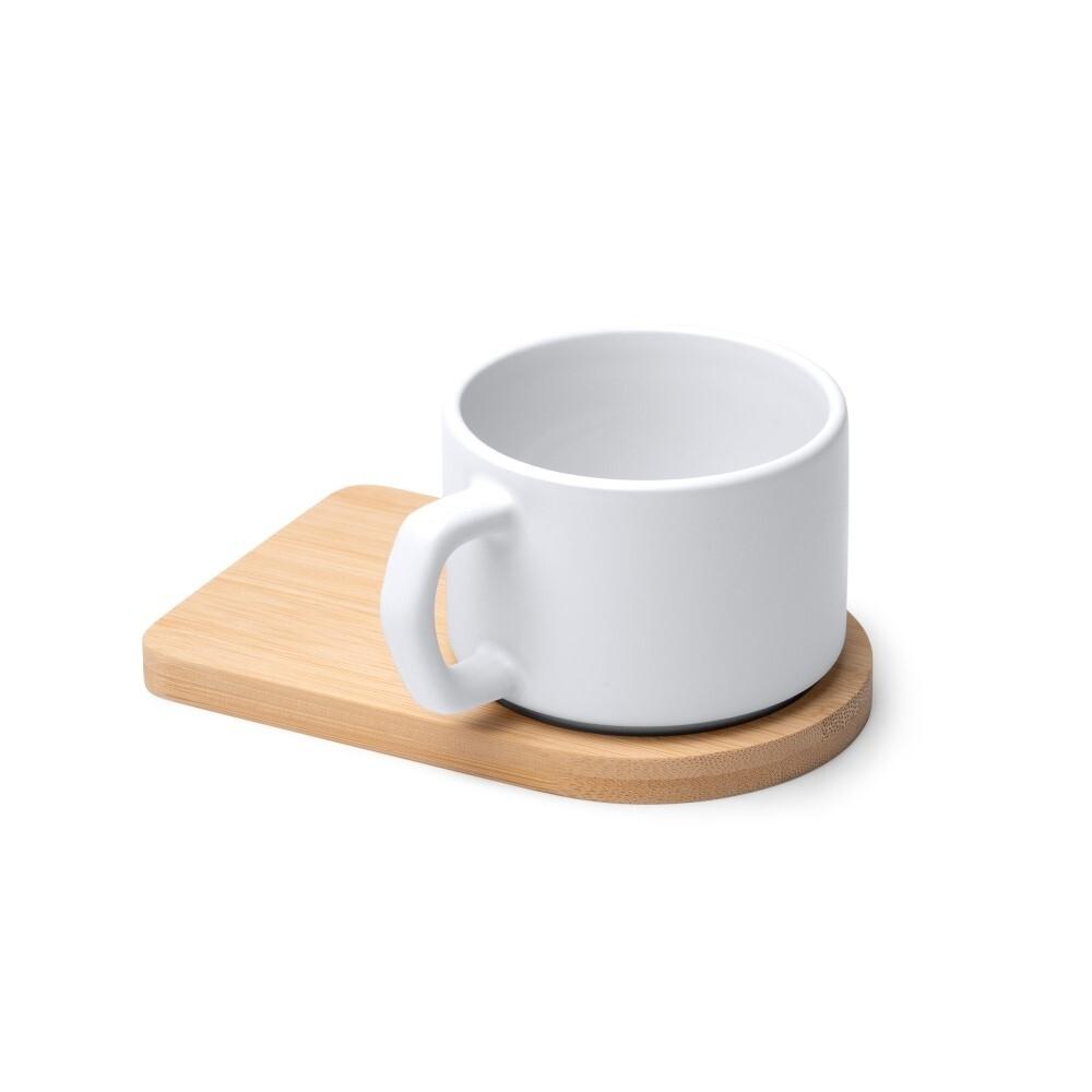 TAZA DE SUBLIMACION GEISA + BASE MADERA