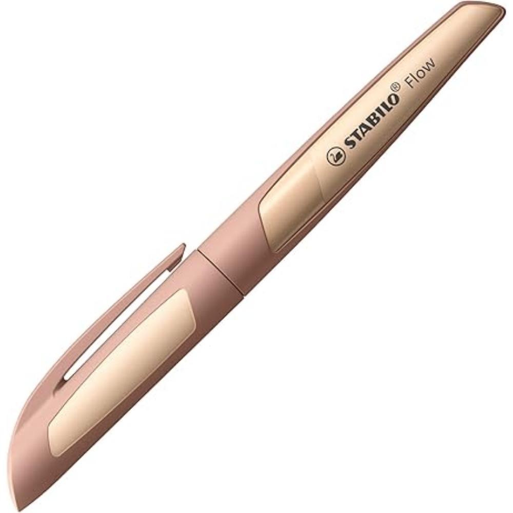 PLUMA STABILO FLOW MARRON CLARO PUNTA M