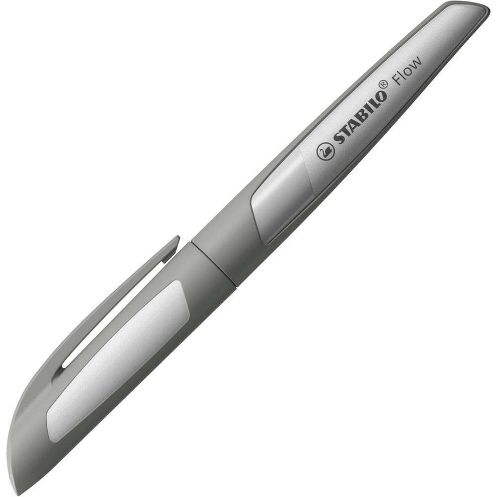 PLUMA STABILO FLOW GRIS PUNTA M