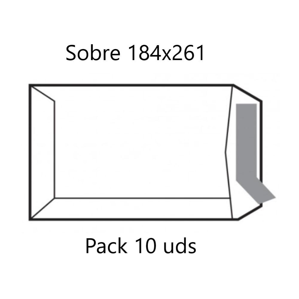 SOBRES BOLSA A6 184X261 PACK 10ud BLANCO SAM
