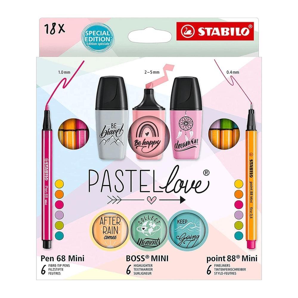 STABILO PASTALLOVE SET MIXTO 18 UNIDADES