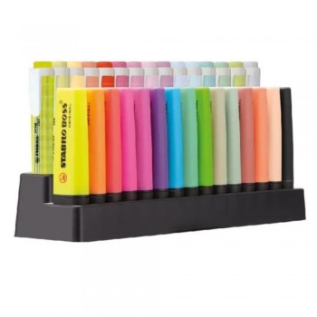 SET FLUORESCENTES STABILO 15 BOSS + 15 SWING