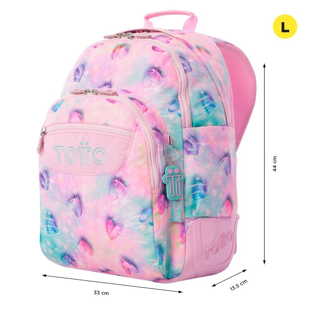 MOCHILA TOTTO RAYOL GLITTER 1KB
