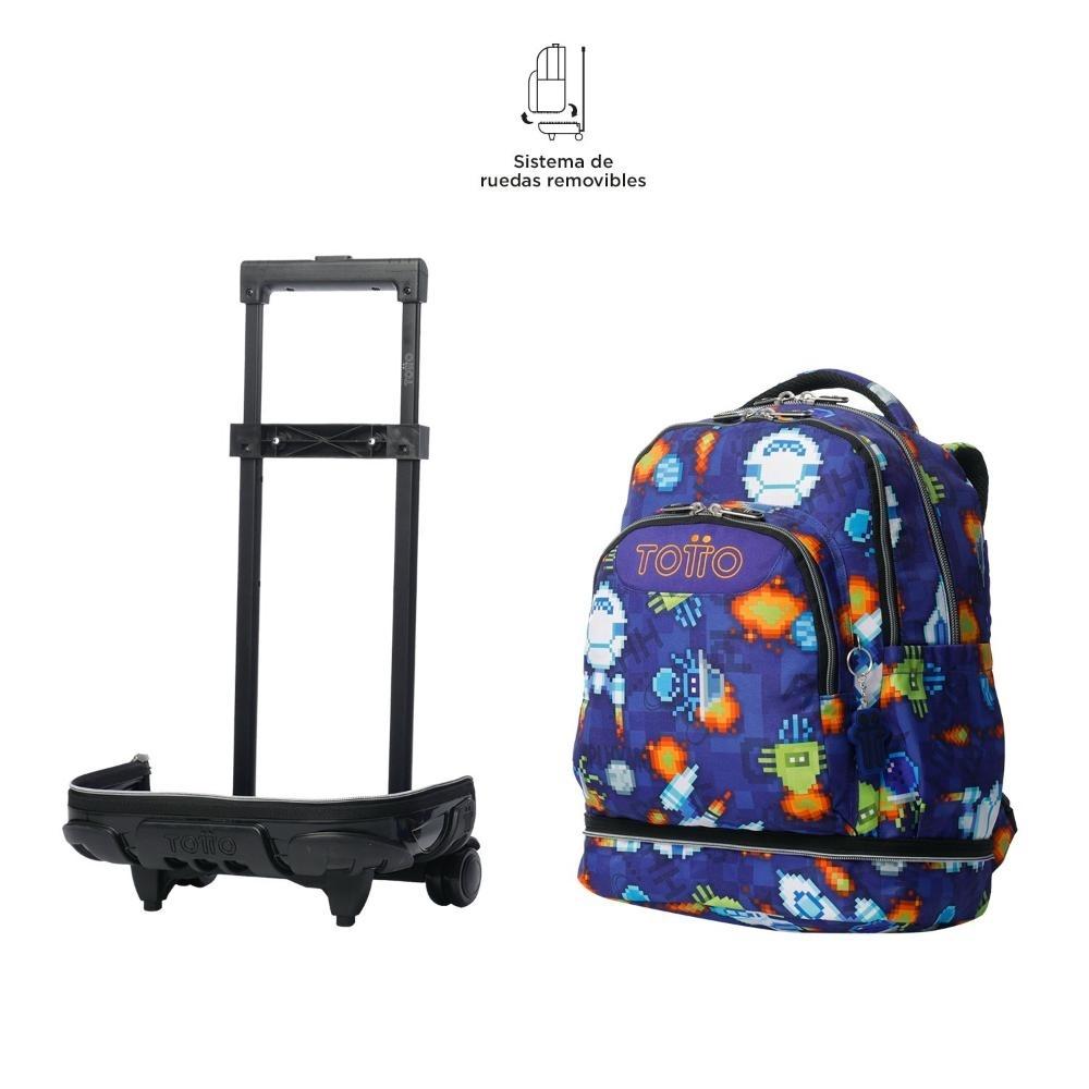 MOCHILA TOTTO RUEDAS DESMONTABLE TIZA 8FK