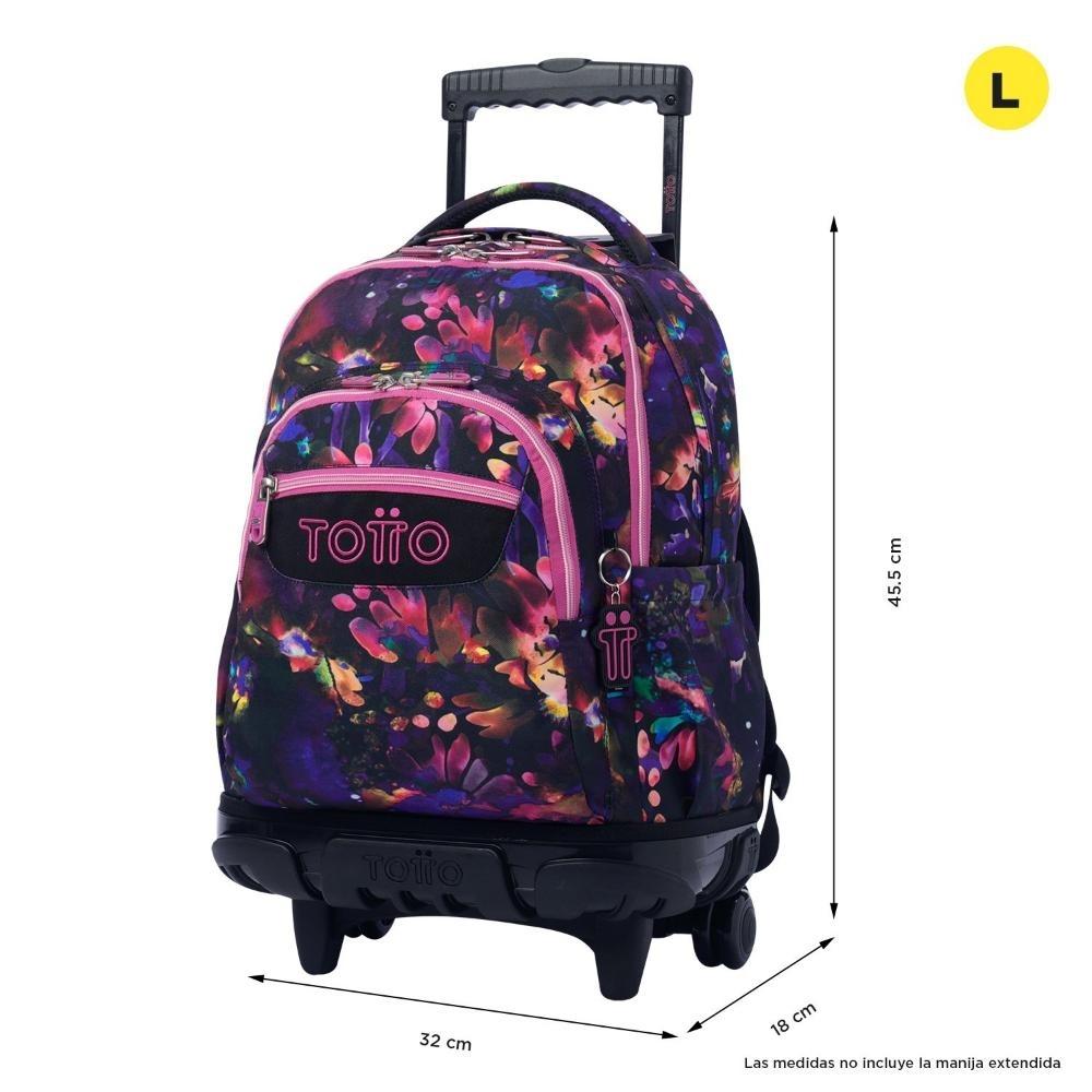 MOCHILA TOTTO RUEDAS RENGLONES 5Q5