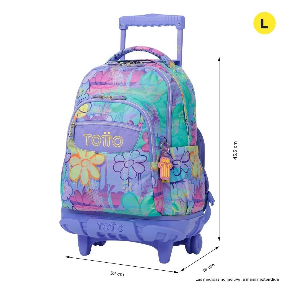 MOCHILA TOTTO RUEDAS RENGLONES 5Q8