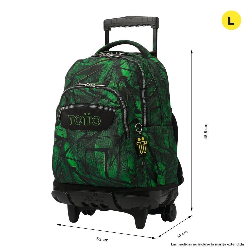 MOCHILA TOTTO RUEDAS RENGLONES 6DT