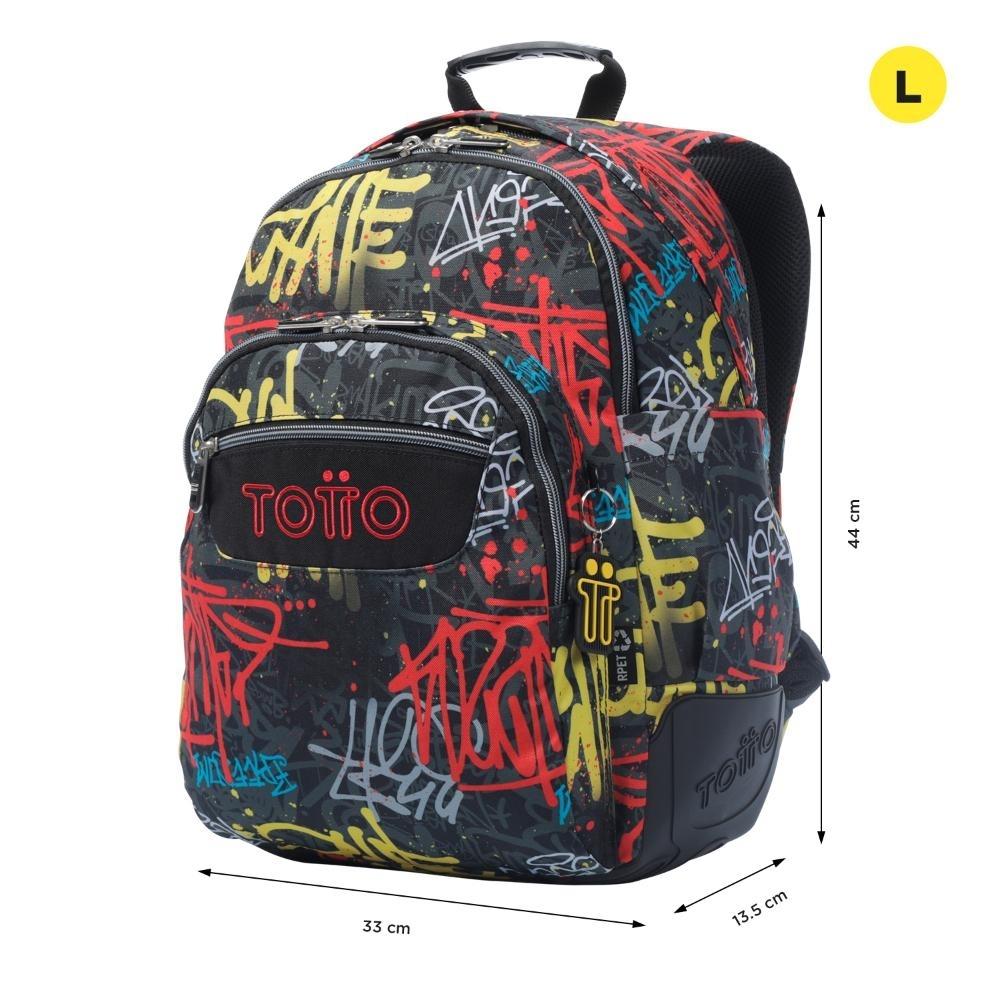 MOCHILA TOTTO MORRAL RAYOL 6CS