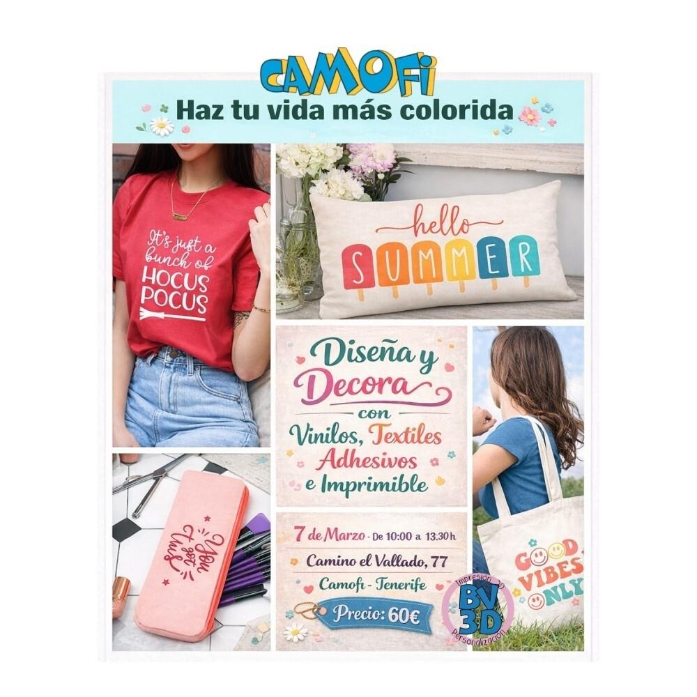 TALLER DISEÑA Y DECORA CON VINILO EN TENERIFE
