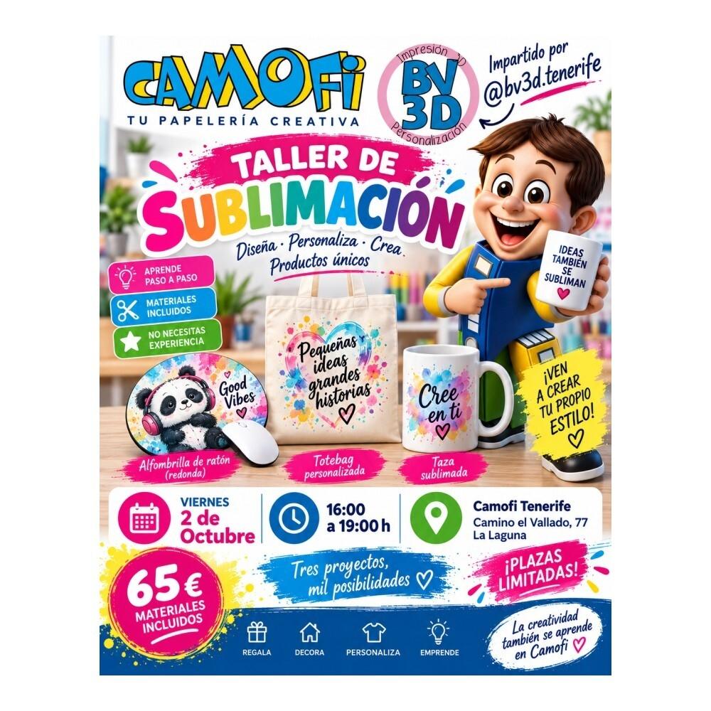TALLER DE SUBLIMACION EN TENERIFE