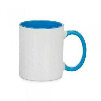 TAZA BLANCO/COLOR PASTEL SUBLIMACION