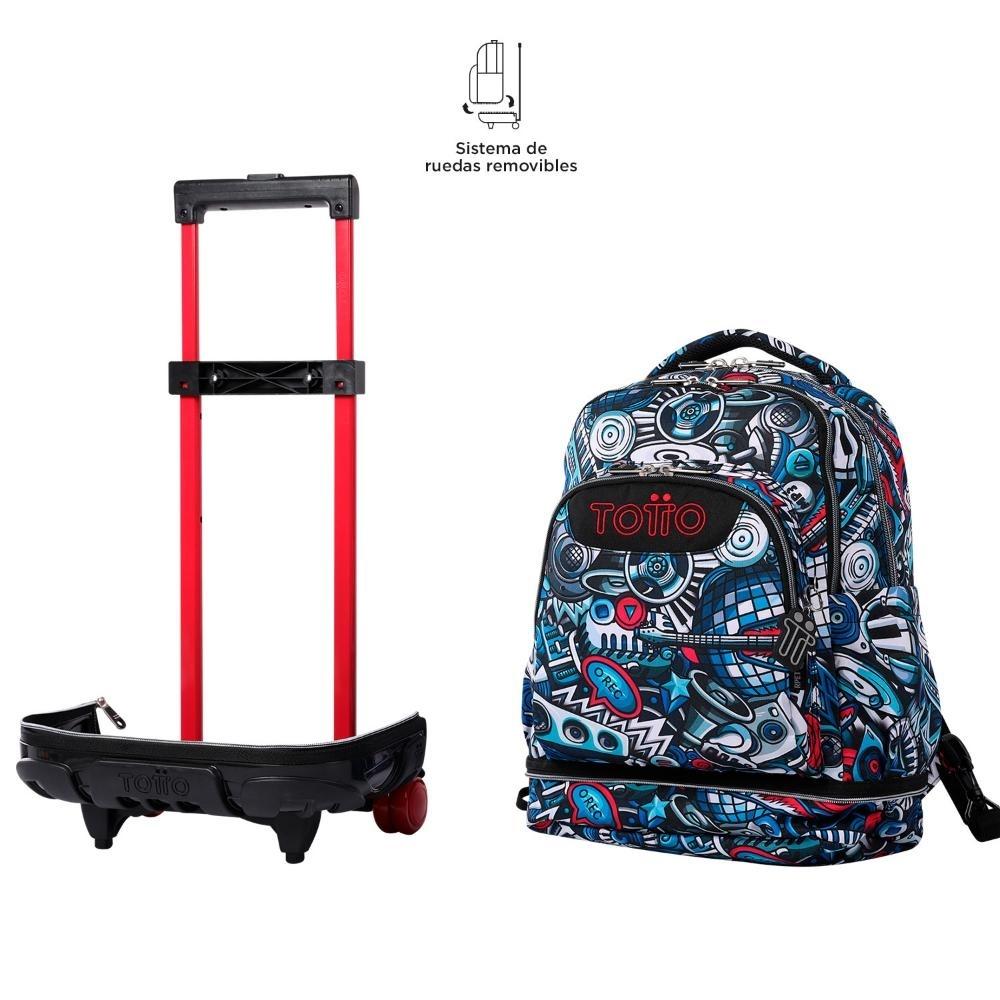 MOCHILA CARRO DESMONTABLE TOTTO TIZA 5CS