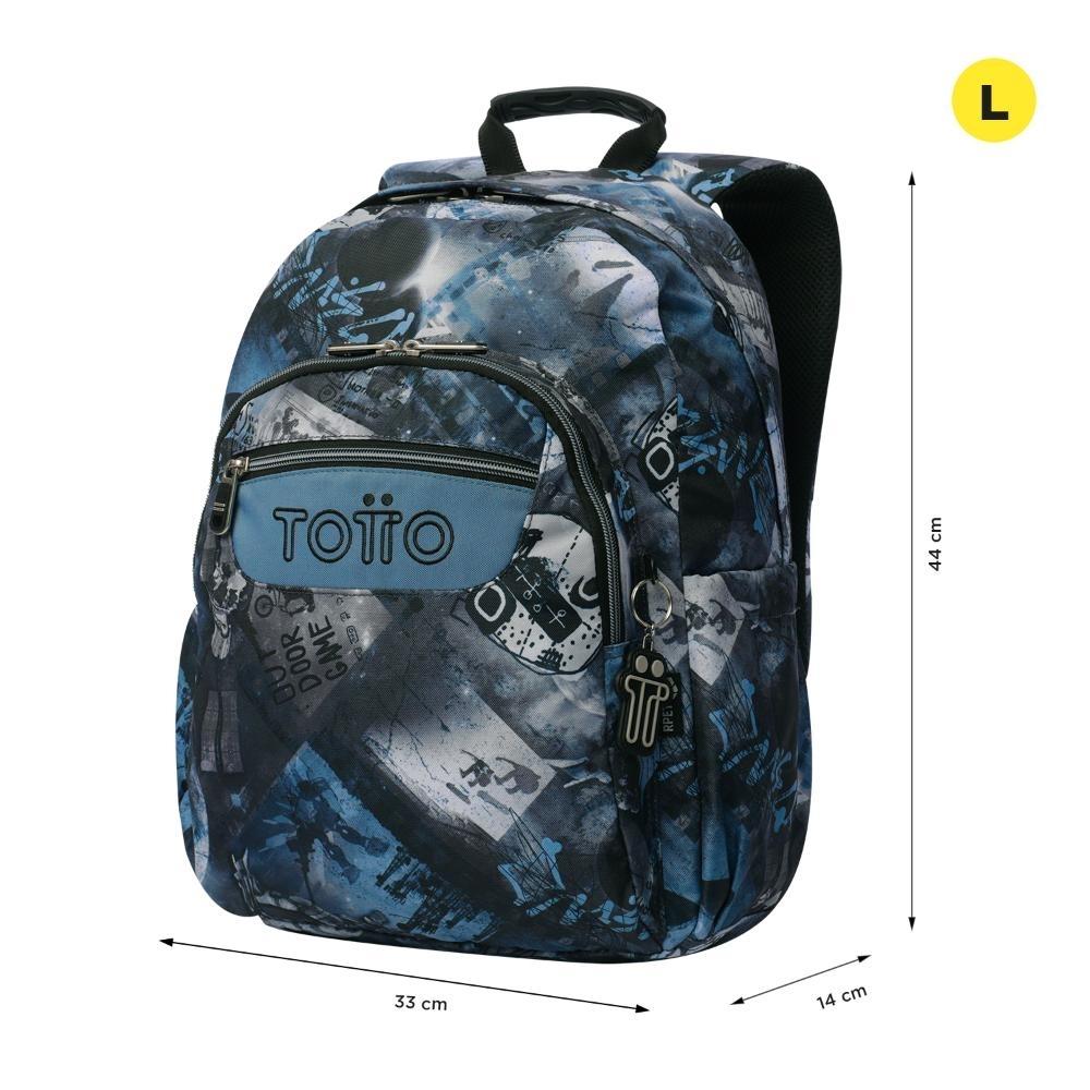 MOCHILA TOTTO ACUARELES 0G6