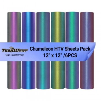 PACK 6 LAMINAS 30X30 VINILO TEXTIL CHAMELEON