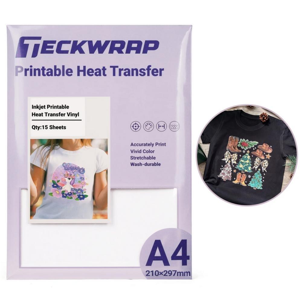 PACK 15 H. VINILO TEXTIL IMPRIMBLE BLANCO INKJET TECKWRAP