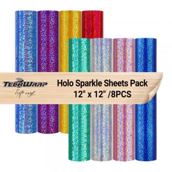 PACK 8 LAMINAS 30X30 VINILO ADHESIVO HOLOGRAPHIC SPARKLE