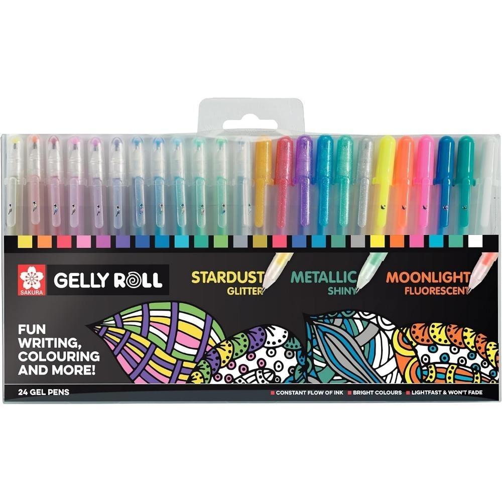 ESTUCHE 24 COLORES GELLY ROLL MIX