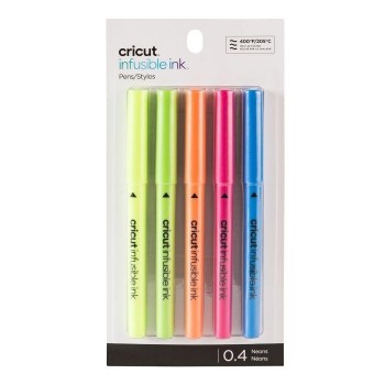 ROTULADORES INFUSIBLE INK CRICUT 5 UDS NEON 0,4