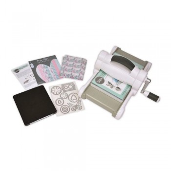 MAQUINA TROQUELAR SIZZIX BIG SHOT STARTER KIT BLANCO Y GRIS